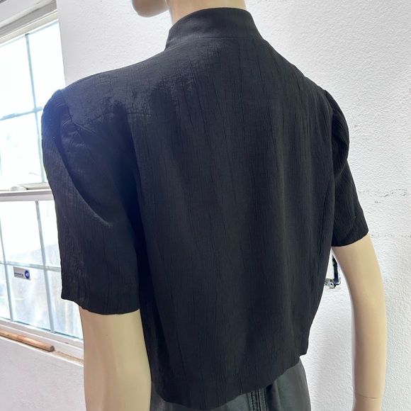 TAURUS ll Chic Black Women's Blouse - Picture 6 of 10